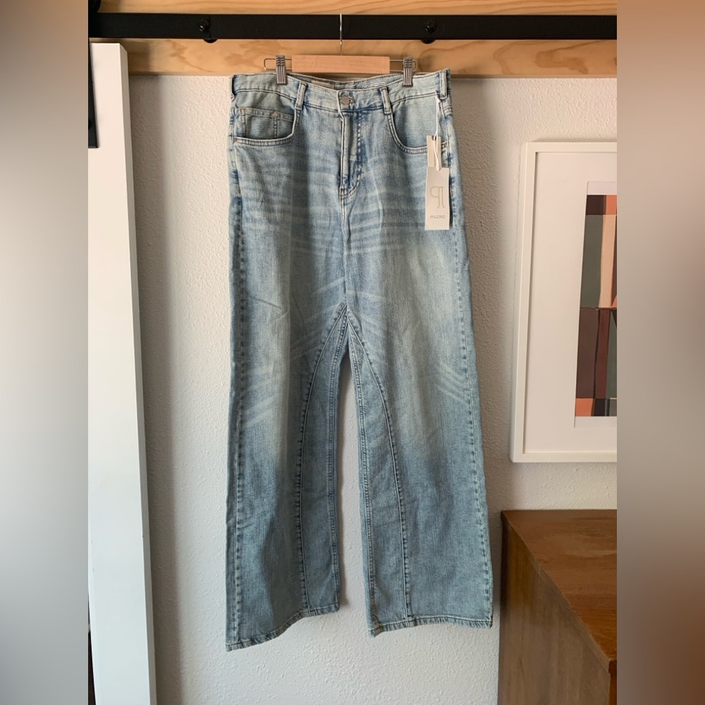 NWT Anthropologie Pilcro The Ellis Tapered Barrel Jeans, Size 29L - Picture 7 of 7